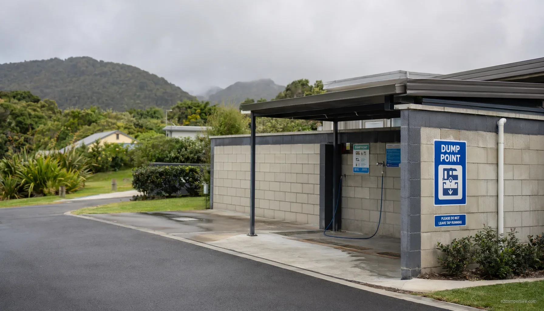 Dump stations and water fills