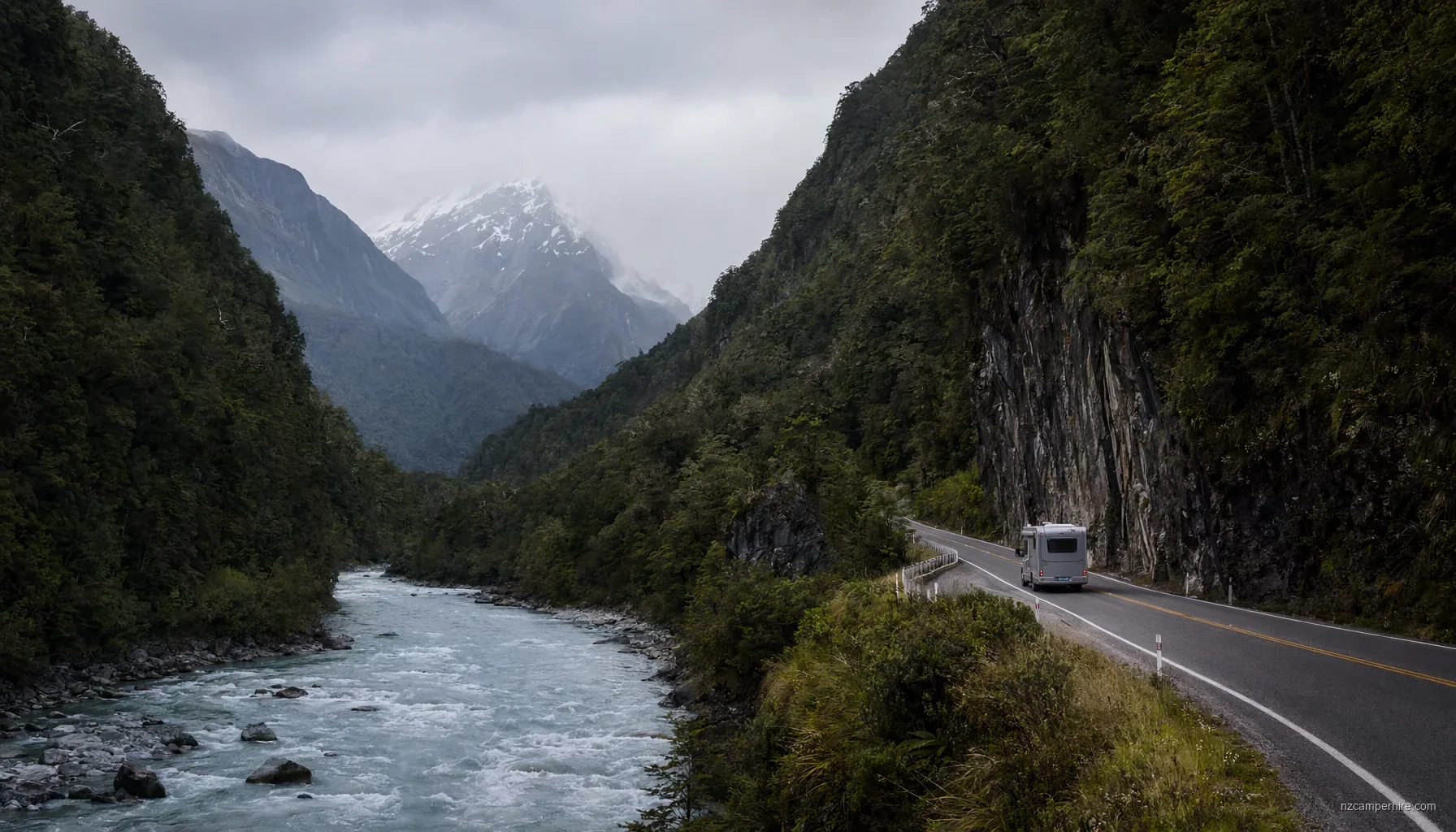 Fox Glacier to Wanaka — motorhome drive guide — NZ campervan route