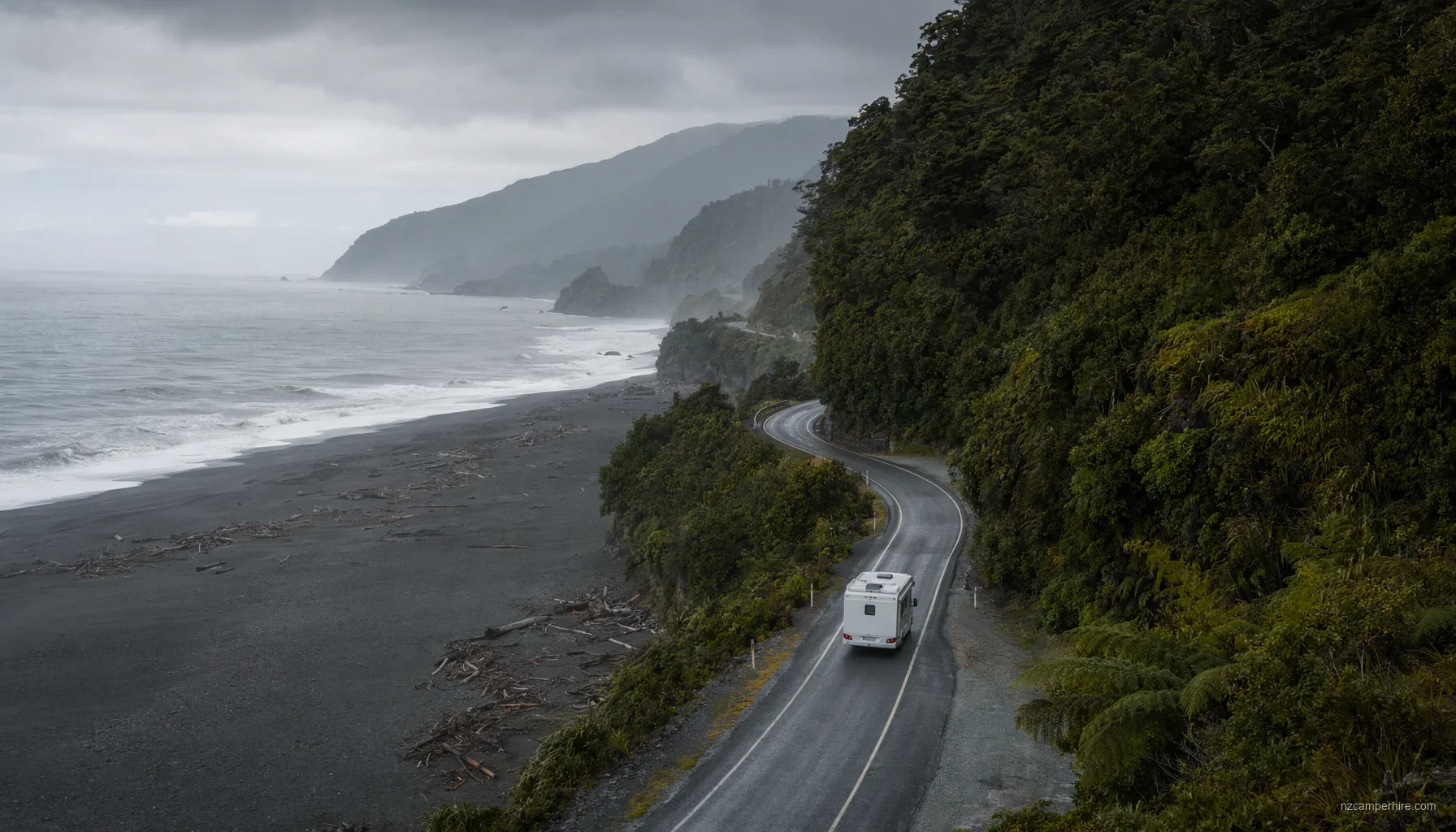 Greymouth to Franz Josef — motorhome drive guide — NZ campervan route