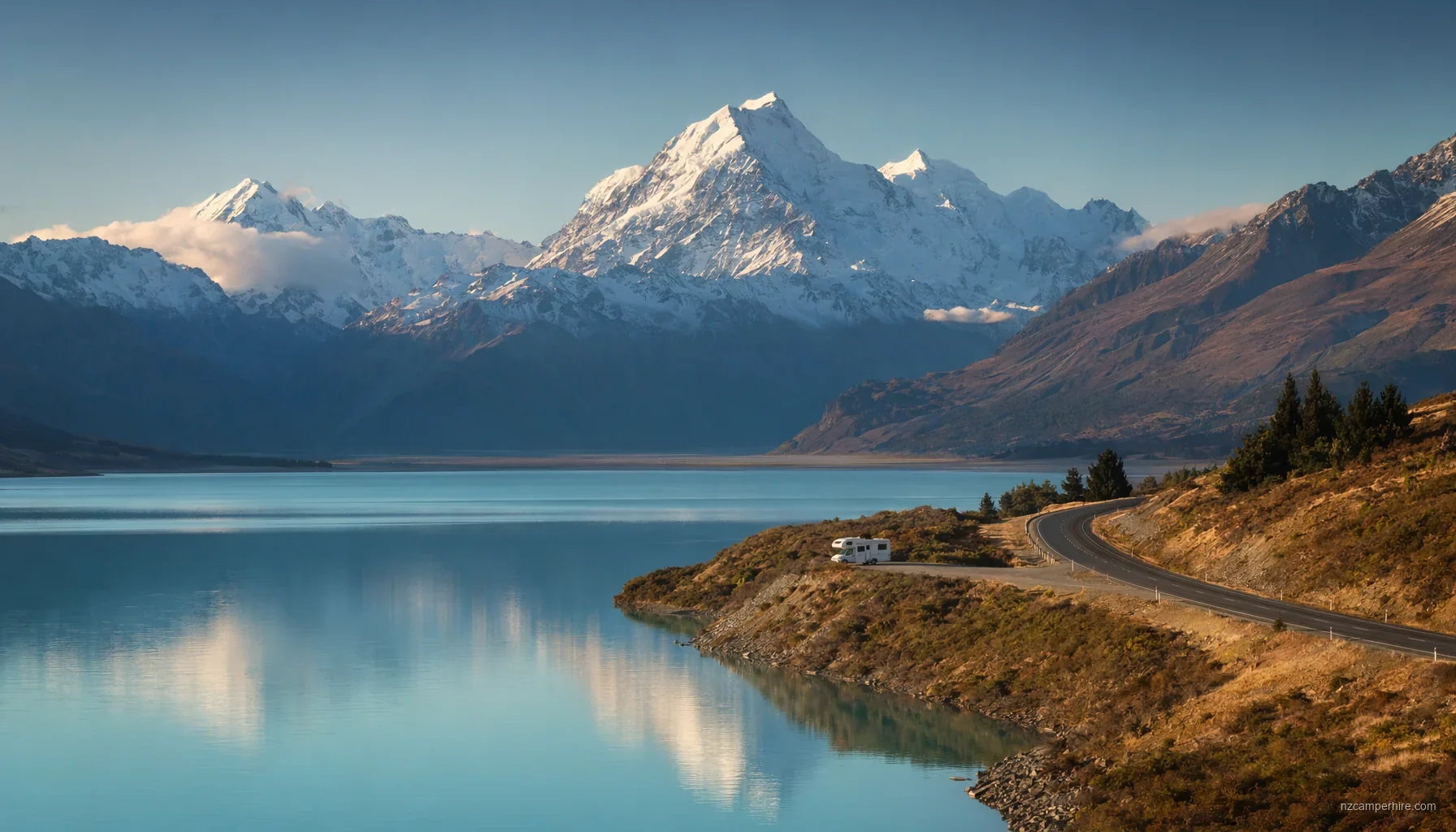 Queenstown to Mount Cook — motorhome drive guide — NZ campervan route