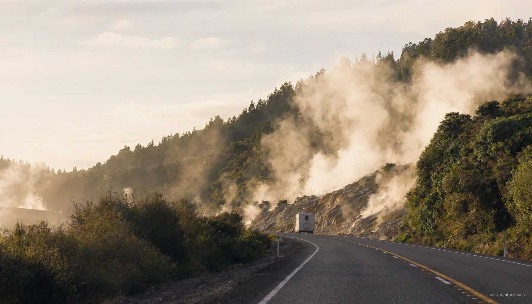 Rotorua to Taupo — motorhome drive guide — NZ campervan route