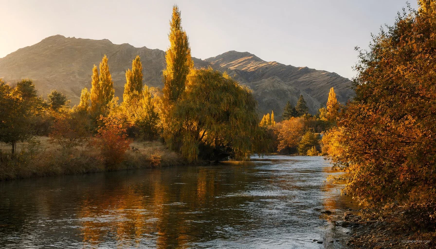 NZ motorhome travel in nz motorhome trip in autumn