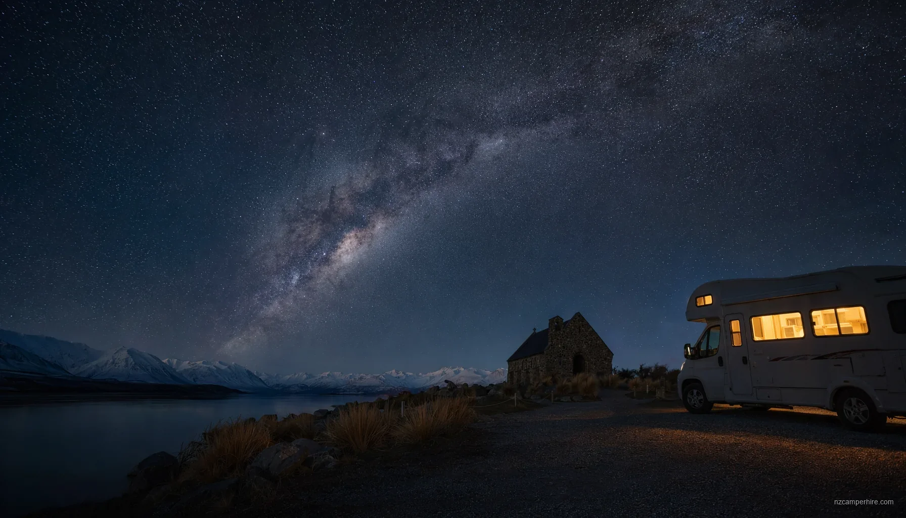 NZ motorhome travel in nz dark sky season and motorhome stargazing