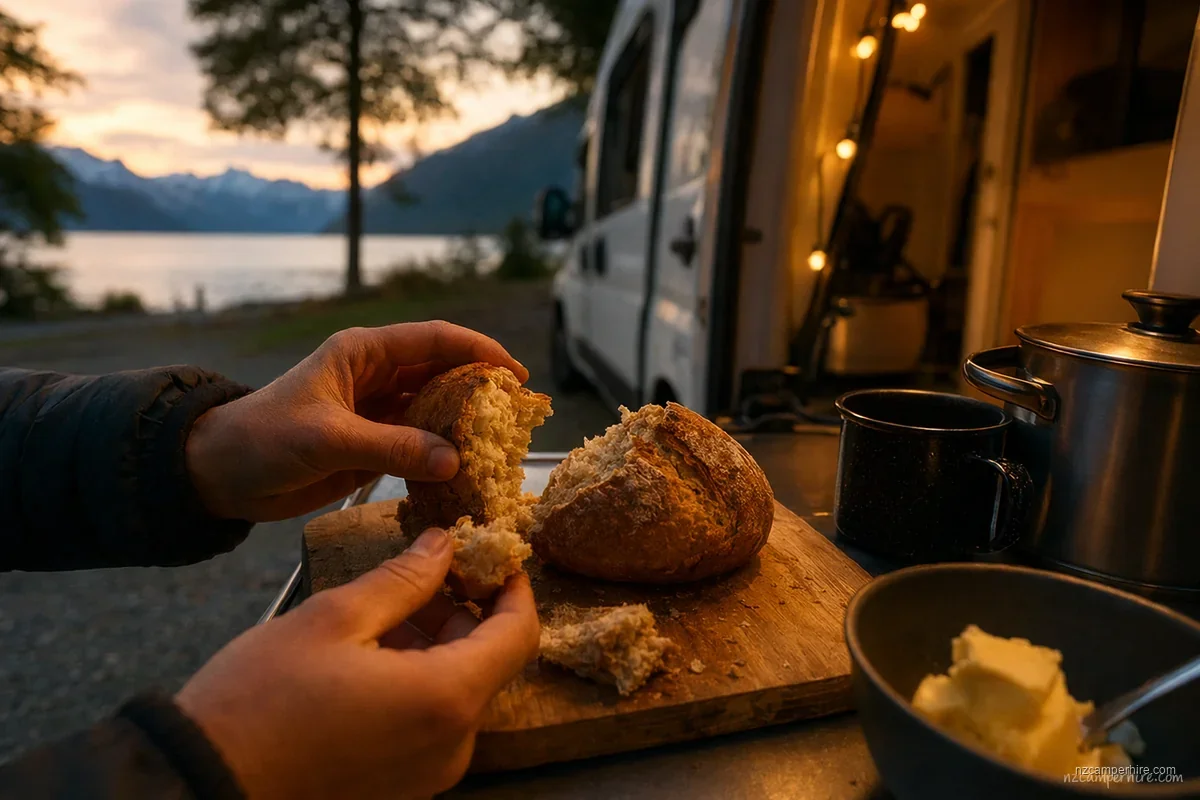 A practical moment from Best time of year for a NZ campervan trip