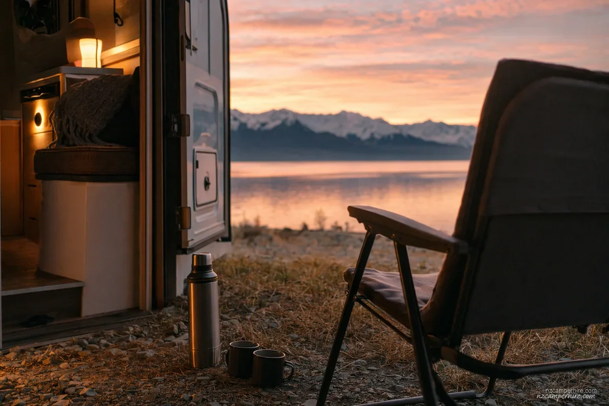 A quiet moment on the Queenstown to Wanaka — motorhome drive guide route