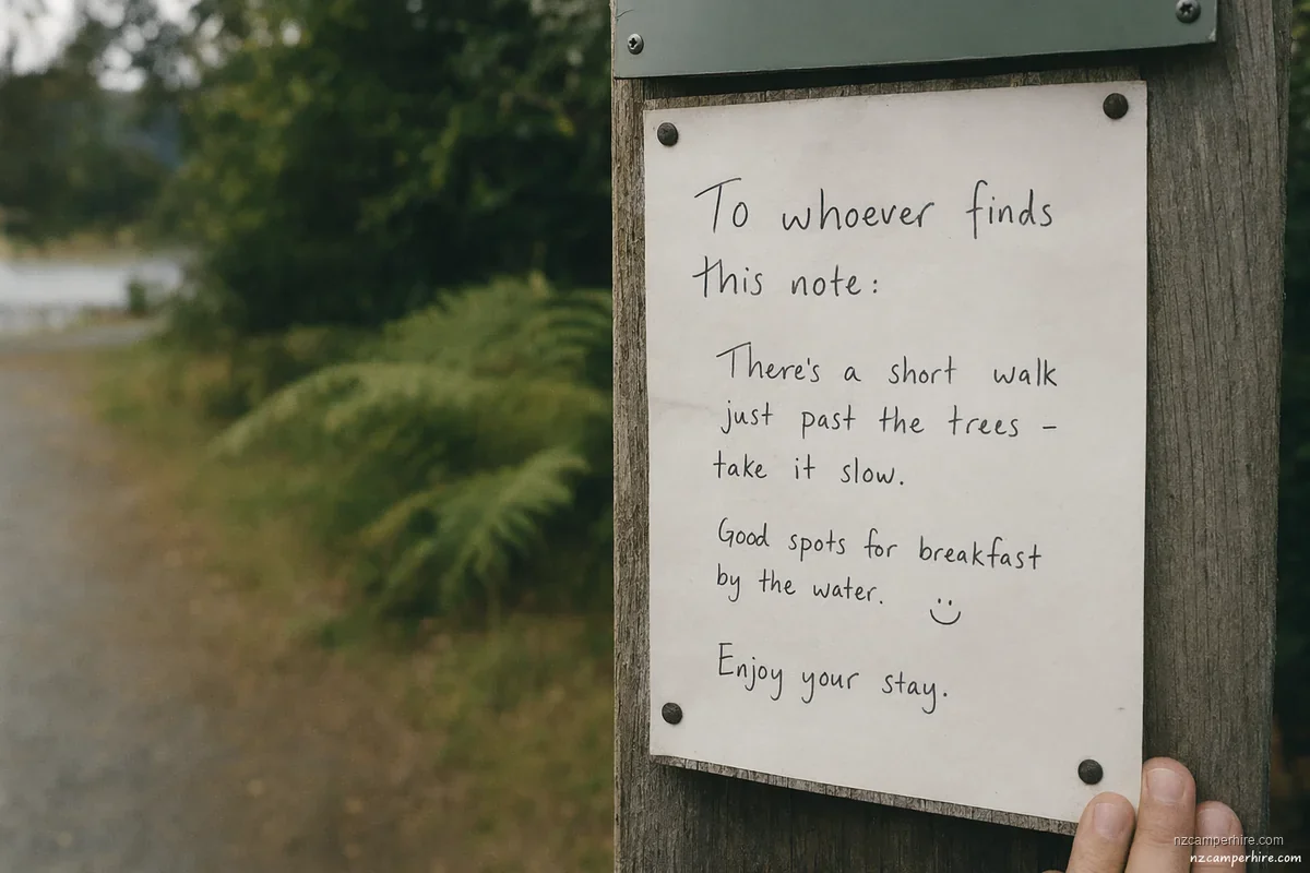 A practical moment from What a NZ campervan trip actually costs