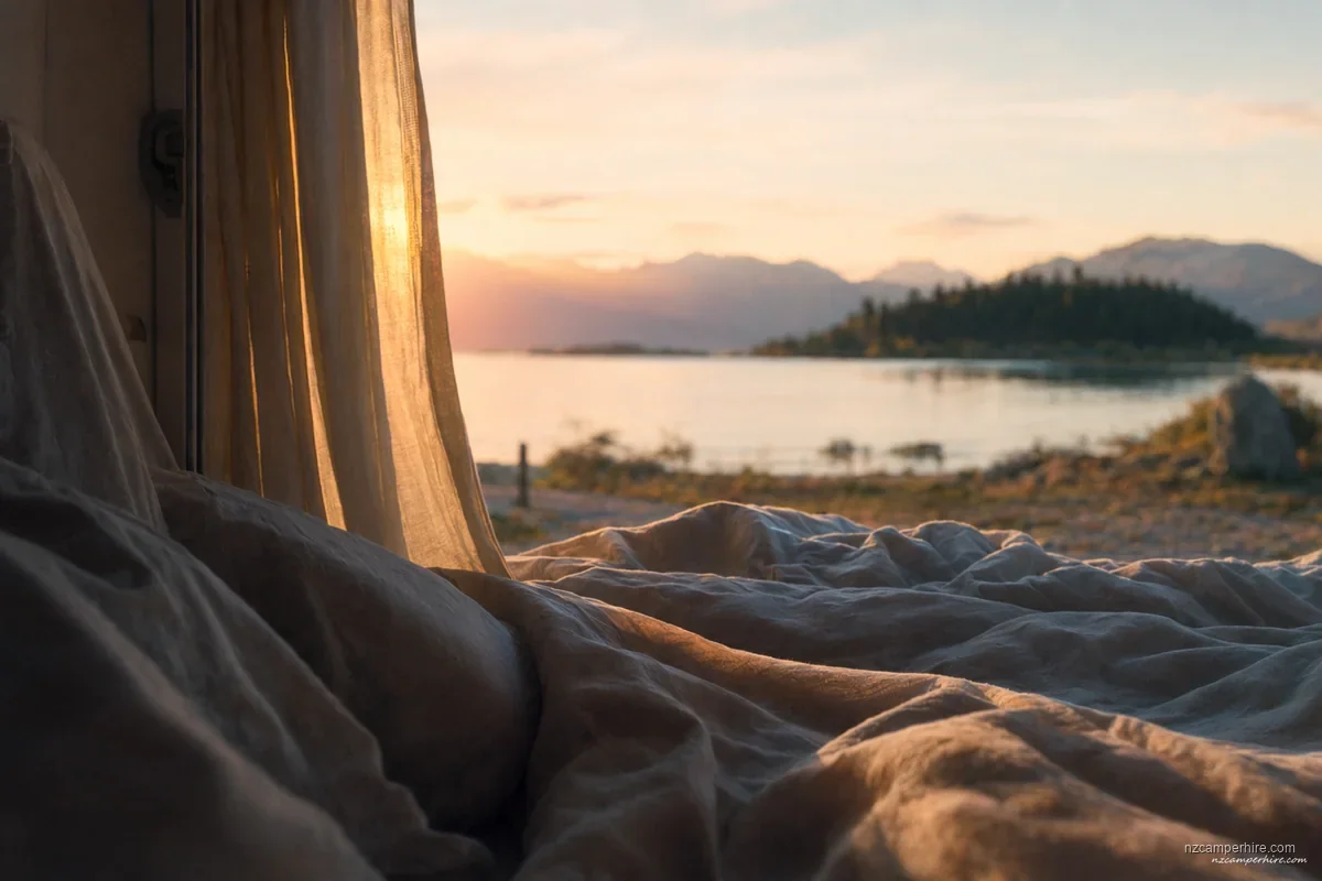 A quiet moment on the Napier to Wellington — motorhome drive guide route