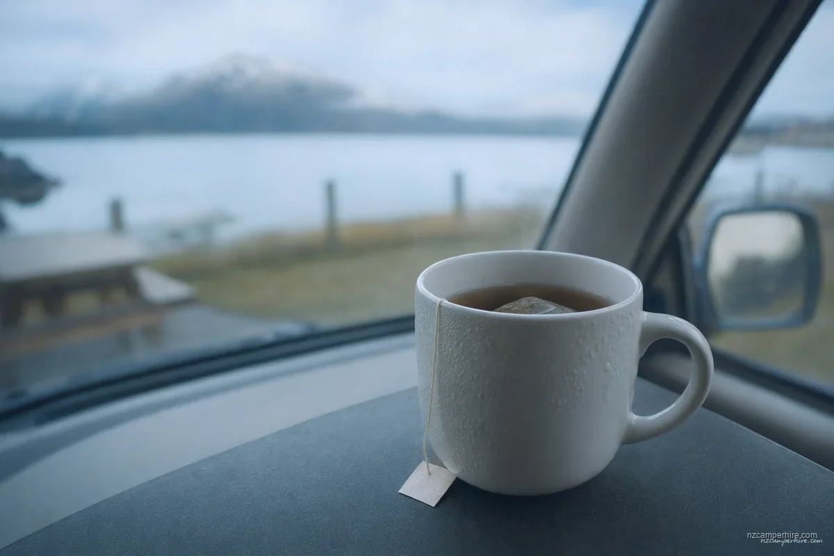 A quiet moment on the Queenstown + Fiordland loop route
